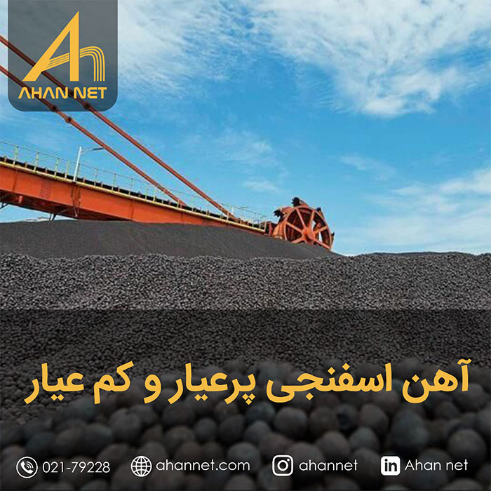 آهن اسفنجی پرعیار و کم عیار