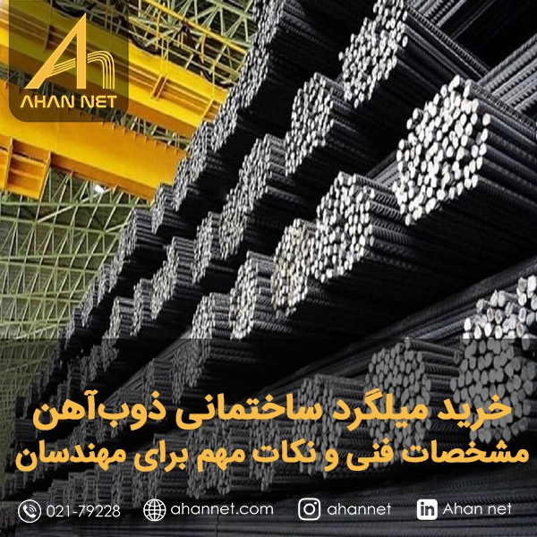 خرید میلگرد ساختمانی ذوب‌آهن