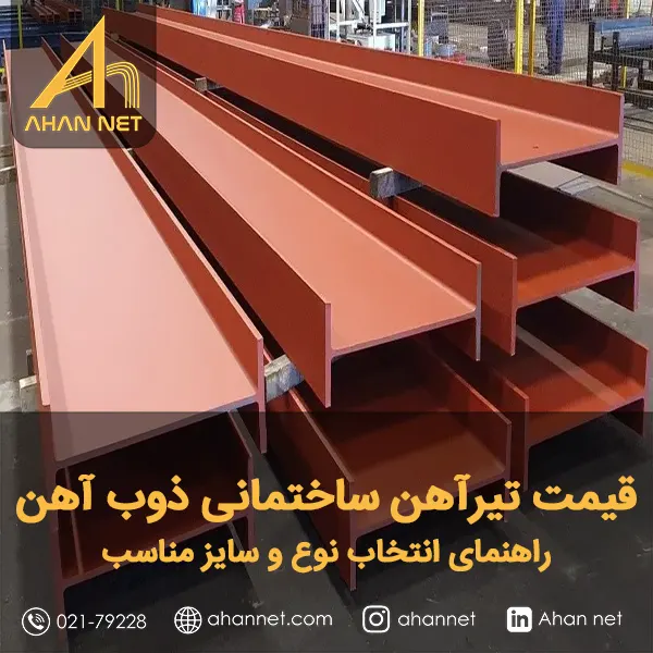 قیمت تیرآهن ساختمانی ذوب آهن